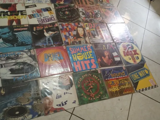 LOTE DISCOS VINIL EURODANCE