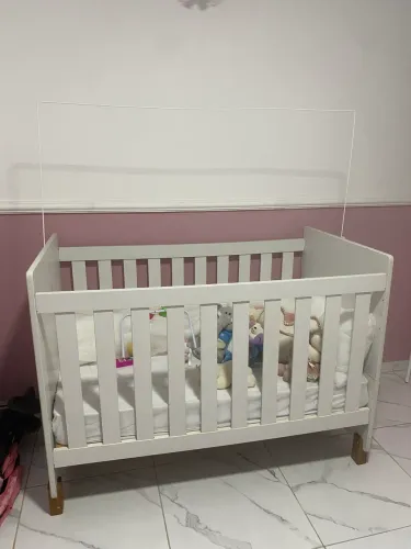 Berço americano 3 em 1com colchão incluso BRANCO