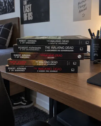 coleção the walking dead 5 livros