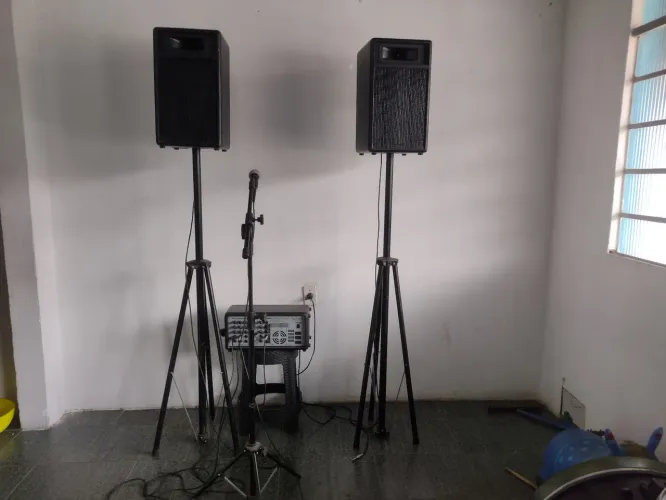 Som profissional para bandas igrejas bares eventos