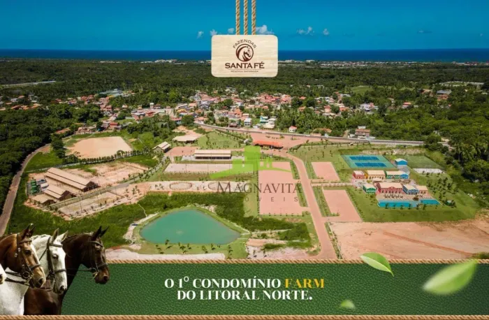 Terreno de 900 m² à venda no Condomínio Fazenda Santa Fé, Litoral Norte | Condomínio Estil