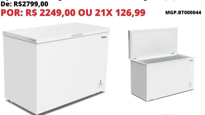 FREEZER HORIZONTAL 299 LITROS