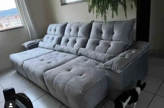 Sofa novo pronta entrega com pagamento direto com entregador