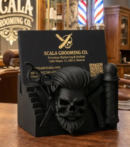 Porta cartões barbearia