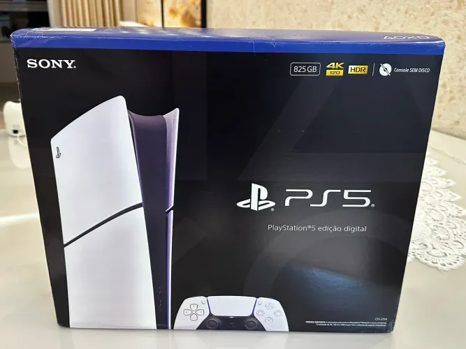 PlayStation 5 Slim Novo na caixa lacrado com jogo ASTRO's PLAYROOM" (jogo pré-instalado)