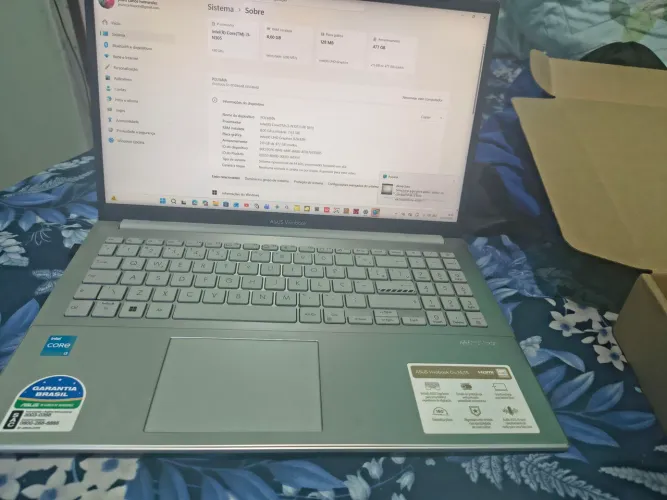 Notebook novo Asus