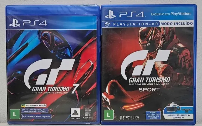 Gran Turismo 7 + Gran Turismo Sport - Ps4