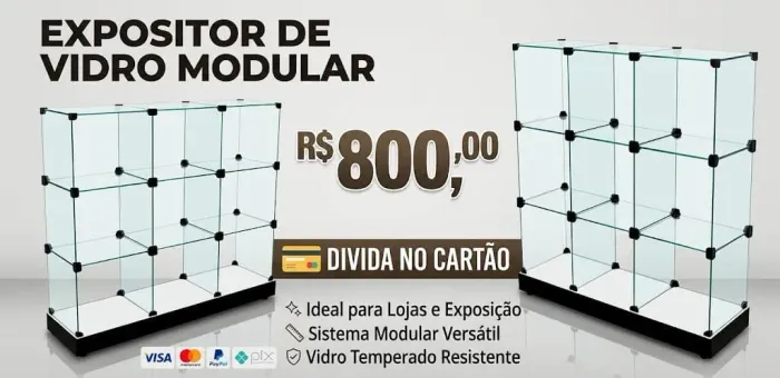 Balcão de vidro