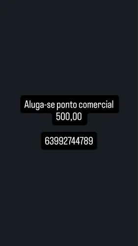 Alugo ponto comercial 