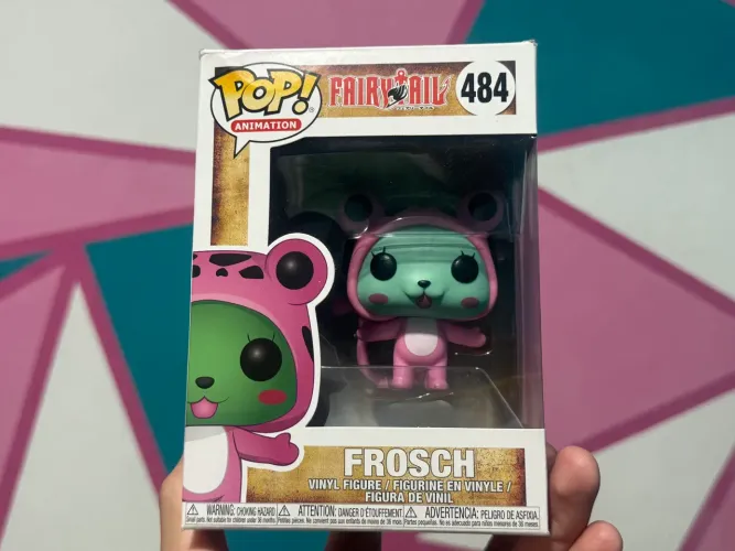 RARO Funko Pop Frosch 484 Fairy Tail Novo