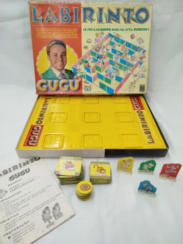 Antigo jogo labirinto do Gugu da GROW