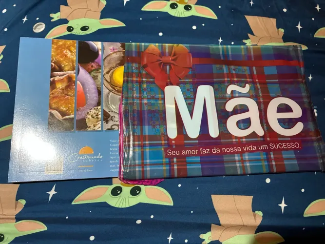 Livro construindo sabores (receitas presente dia das mães)