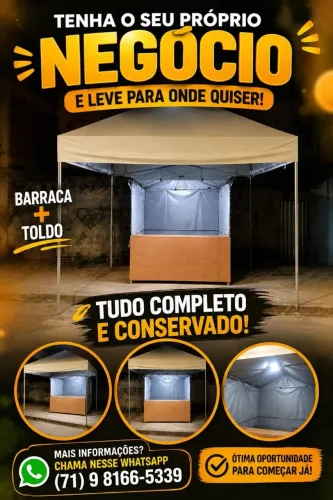 Barraca e toldo