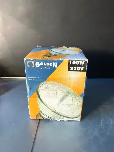 Lâmpada halogena par 38 GOLDEN plus 100W 220v