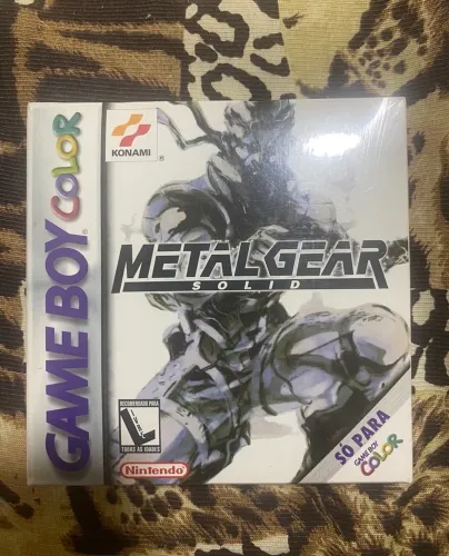 Metal Gear Solid Game Boy Color ORIGINAL Lacrado de Fábrica