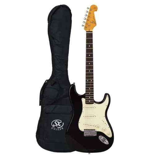 Guitarra SX Strato SST62 BK Vintage