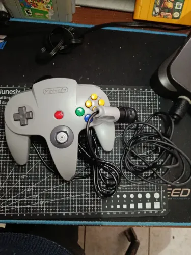 Controle Nintendo 64 direcional novo+estençao AP 2m