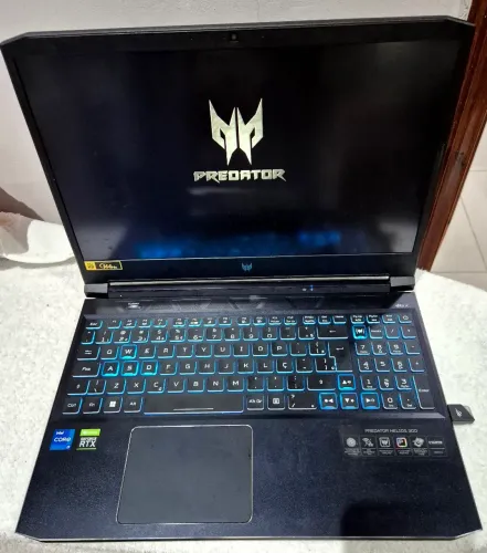 Notebook Gamer Acer Predator i7 11800h 16GB Rtx 3060 Nvme 512 144hz