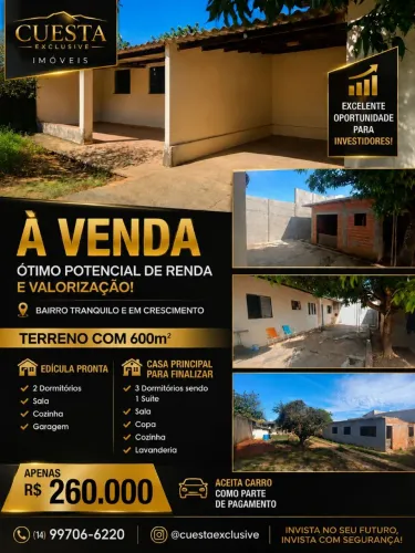 Casa em Rubião Junior