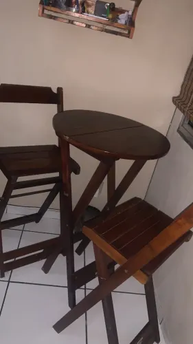 JOGO BISTRÔ MESA E 2 CADEIRAS