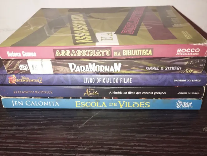 Lote 5 livros - literatura juvenil / jovens leitores