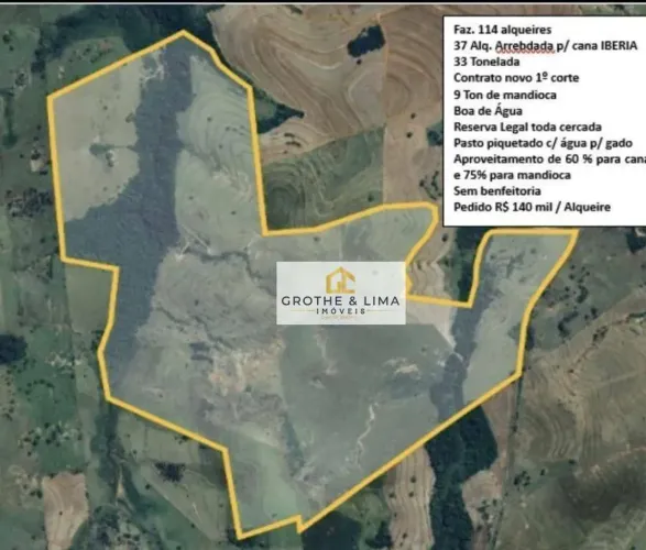 Fazenda à venda, 114 alqueires, por R$ 16.000.000, em Borá, SP