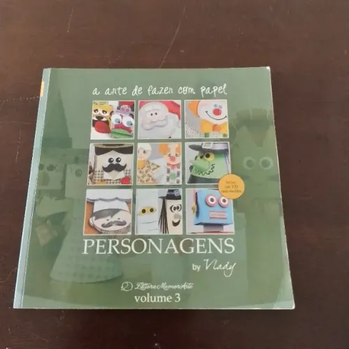 Scrapbook Personagens em papel , Papeis diversos, 