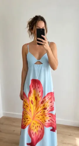 Vestido floral ideal para o verão