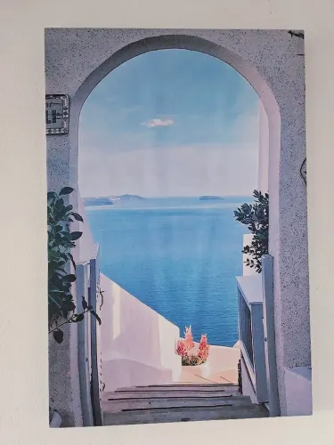 Tela em Canva Paisagem Grécia