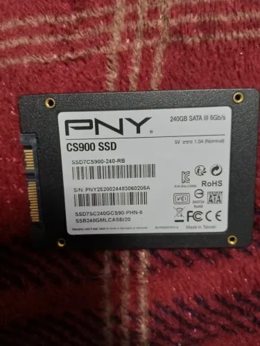 SSD PNY CS900 240GB SATA III + Case Externa USB 3.0