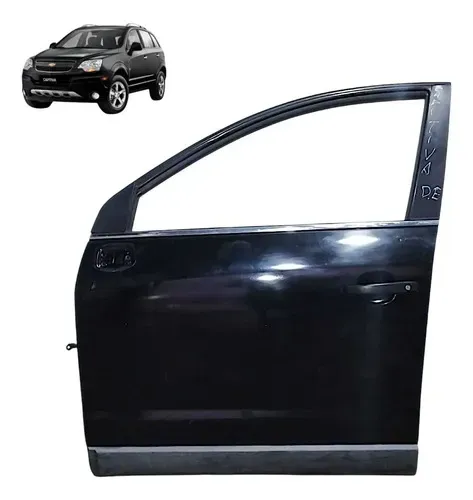 Porta Gm Captiva 2008 A 2014 Dianteira Esquerda Dianteira Esquerda Preto