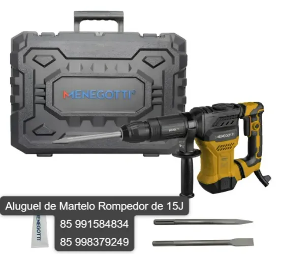 Aluguel De Martelo Rompedor Menegotti 15j 6kg