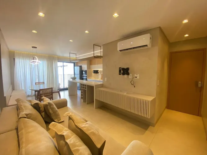 Apartamento 2 Quartos, 2 Suítes, 73,00m² para locação, Setor Marista, Goiânia.