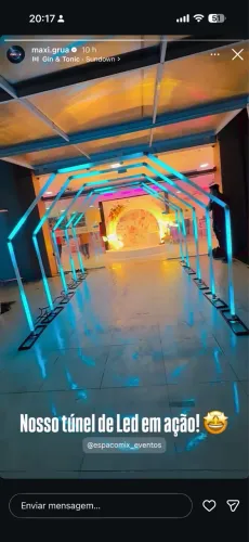 Arcos de led aluguel 