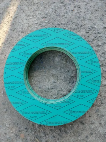Junta de papelão hidráulico verde para flange kligersil