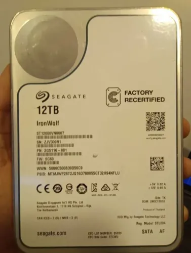 Hd 12tb Seagate novo