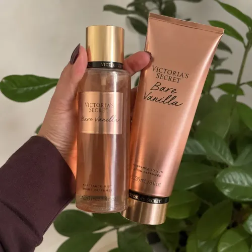 Kit Victoria's Secret Bare Vanilla Original Body Splash 250ml + Loção 236ml