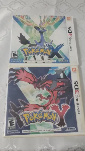 Pokemon X e Pokemon Y jogos nintendo 3DS leia descricao