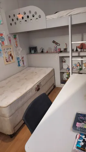 Cama completa com BOx+ Baú e colchão 