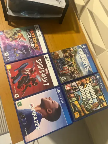 Jogos de PS5, PS4 spider man 2, GTA, Etc