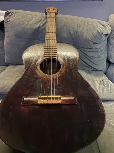 Violão Antigo / Rústico - Barato para Estudos ou Decoração