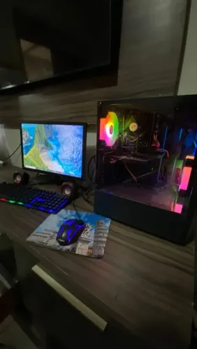 CPU GAMER I5 16gb SSD 240gb +wi-fi +GT 610 NVidia (incluso caixinha mouse teclado munitor