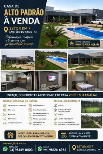 Casa de alto padrão são felix do xingu