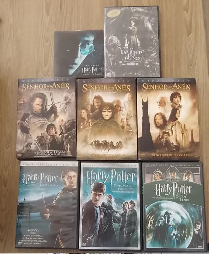 Lote DVD- Harry potter, jornada nas estrelas,heroes, o senhor dos anéis, jericó entre outr