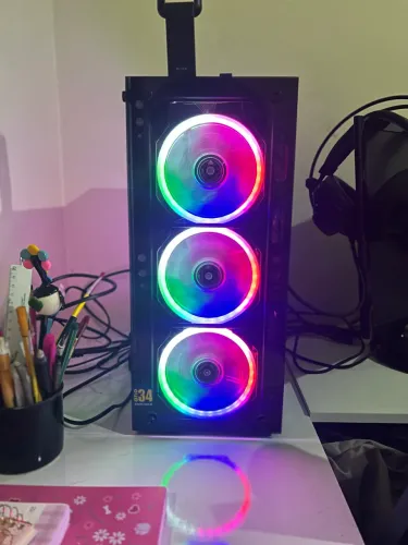 PC Completo Ryzen 7 5700G + 2 Monitores