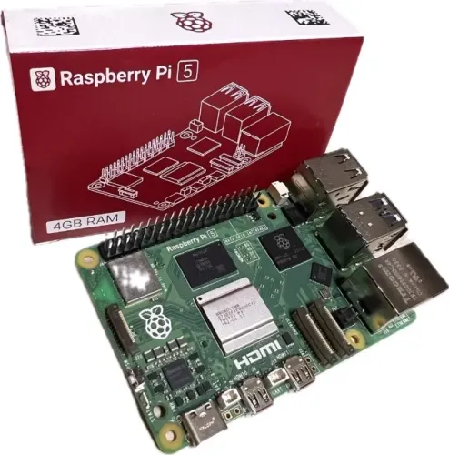 Raspberry Pi 5 com 4GB de memória RAM para projetos eletrônicos Novo
