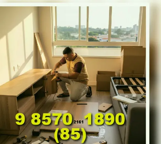 Montagem de Móveis de alta qualidade em domicílio agora pela tarde hoje quarta-feira