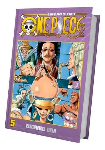 Mangá One Piece 3 em 1 - Vol. 5 | Novo e Lacrado