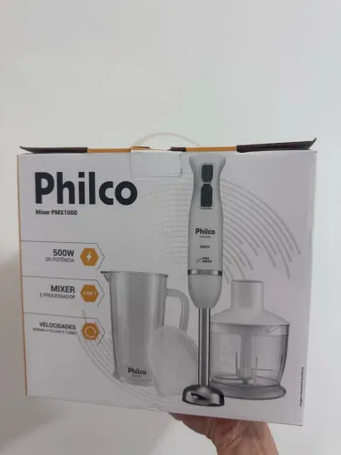 Mixer Philco PMX1000 500W - 2 em 1 com Processador - Novo na Caixa