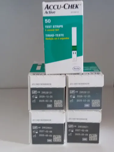Vendo 5 caixas de fitas para aferir glicerina